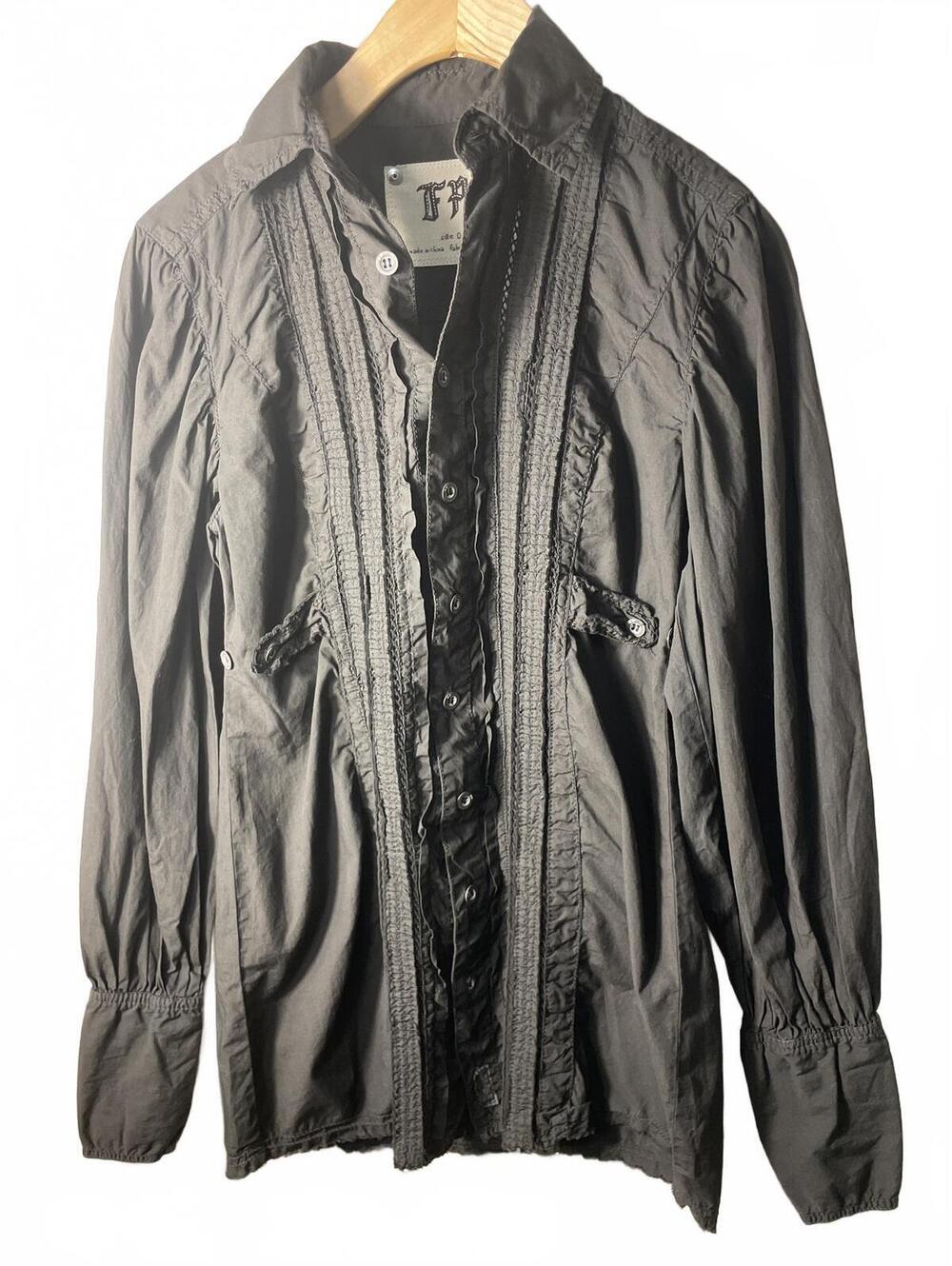 Free People Blouse Top Womens Size Small Lace Detail Raw Hem Whimsigoth New